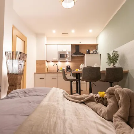 アパート Koala Mit 500 Mbit's Wlan Und Balkon ライプツィヒ